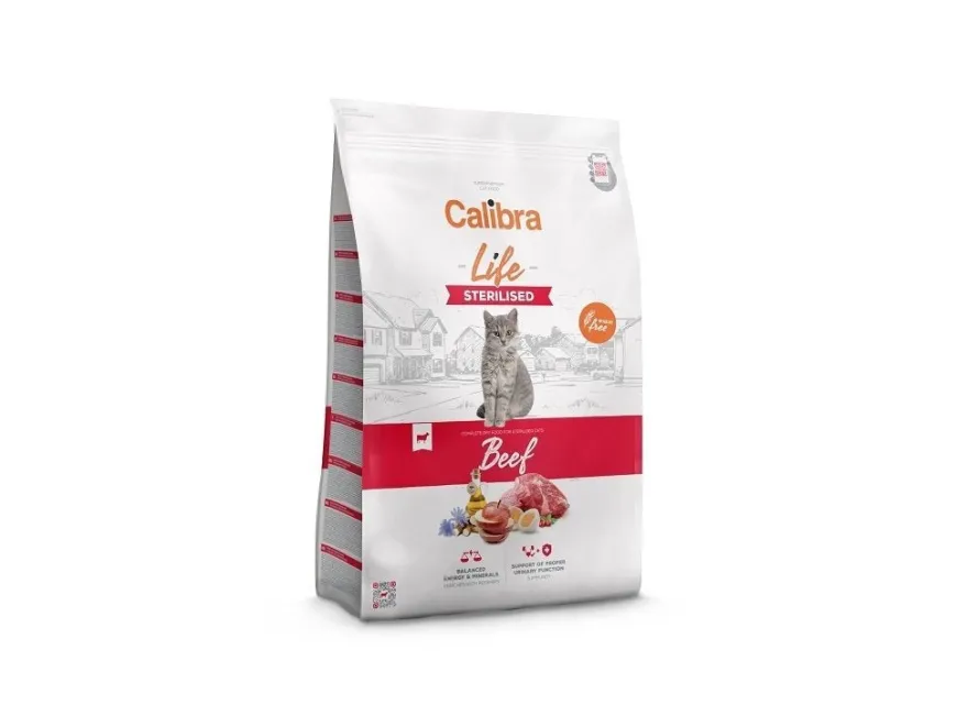 Calibra Cat Life Sterilised Ternera Pienso Seco 6kg