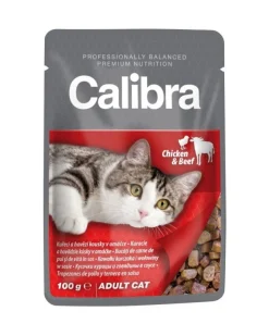 Calibra Cat Pouch Pollo Ternera Alimento Húmedo 24 ud