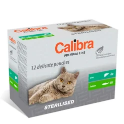 Calibra Cat Sterilised Pouch Multipack 12x100g