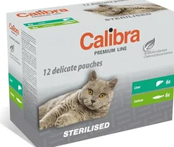 Calibra Cat Sterilised Pouch Multipack 12x100g