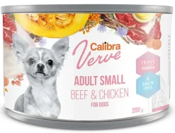 Calibra Dog GF Verve Adult Small Comida Húmeda Ternera Pollo 6 x 200g