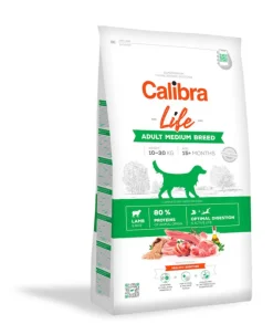 Calibra Dog Life Adult Medium Breed Cordero 12kg