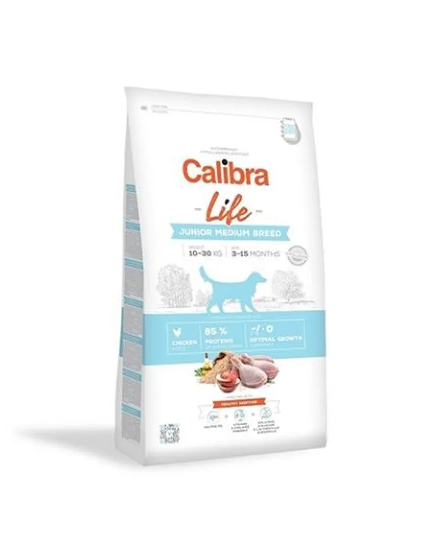 Calibra Dog Life Junior Medium Breed Pollo 2,5Kg