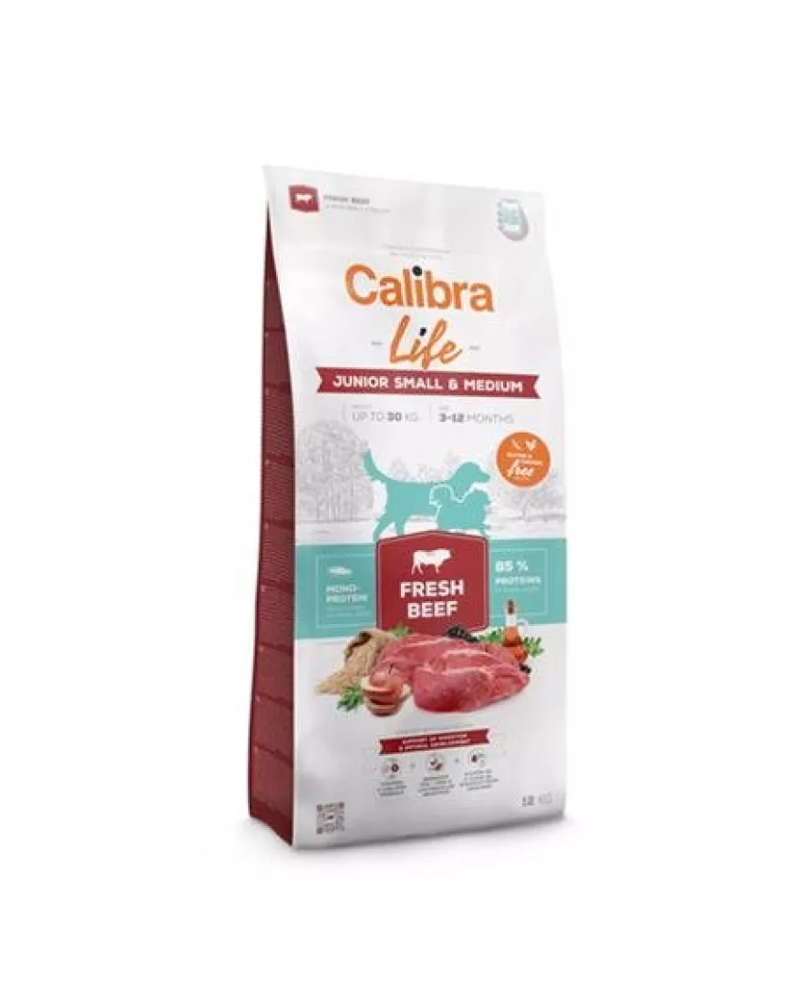 Calibra Dog Life Junior Res Croquetas Secas 12kg