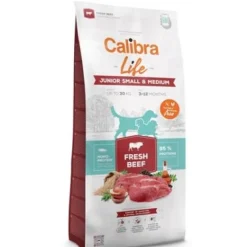 Calibra Dog Life Junior Res Croquetas Secas 12kg