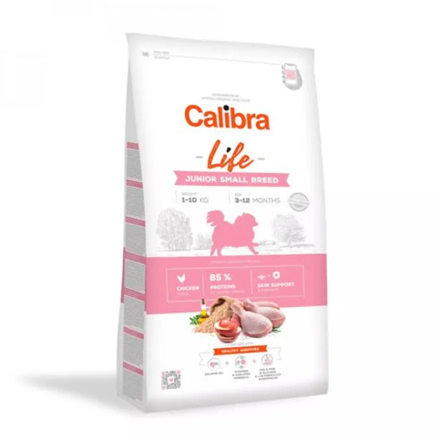 Calibra Dog Life Junior Small Breed Frango Piensos Seco 1.5kg