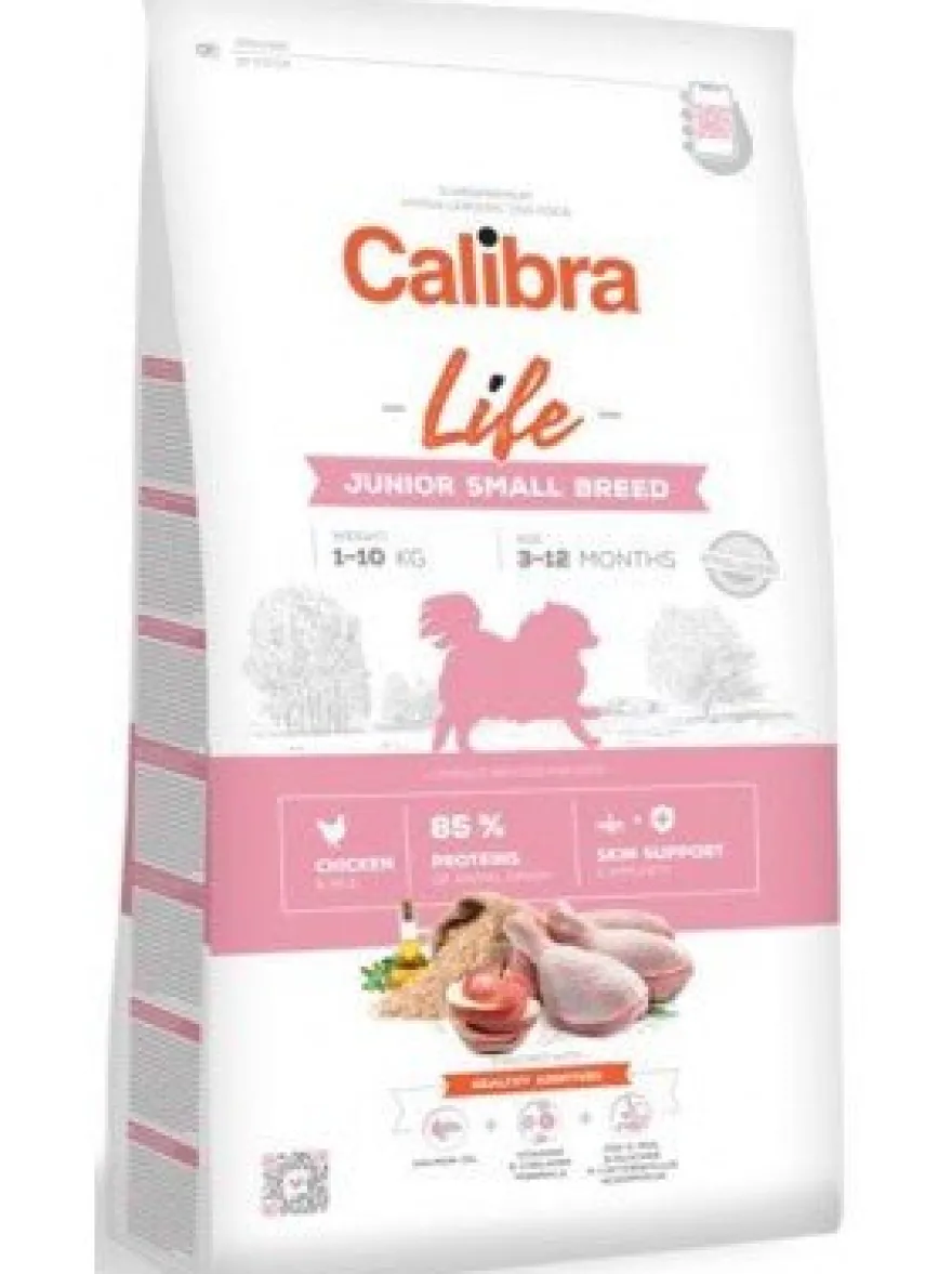 Calibra Dog Life Junior Small Breed Frango Piensos Seco 1.5kg
