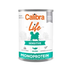 Calibra Dog Life Lata Sensitive Salmón y Arroz 2,4Kg