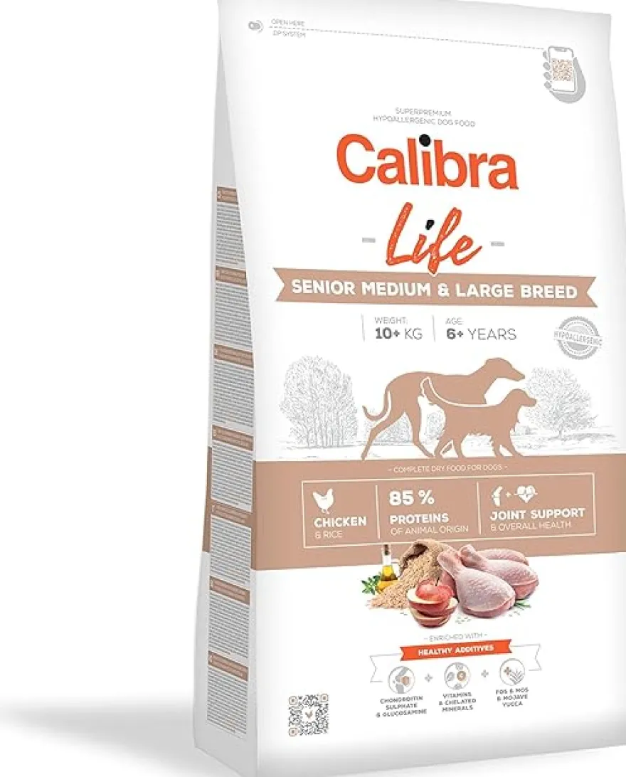 Calibra Dog Life Senior Medium & Large Pollo 12Kg