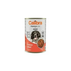 Calibra Dog6 Premium Pollo y Vacuno Húmeda 12 latas