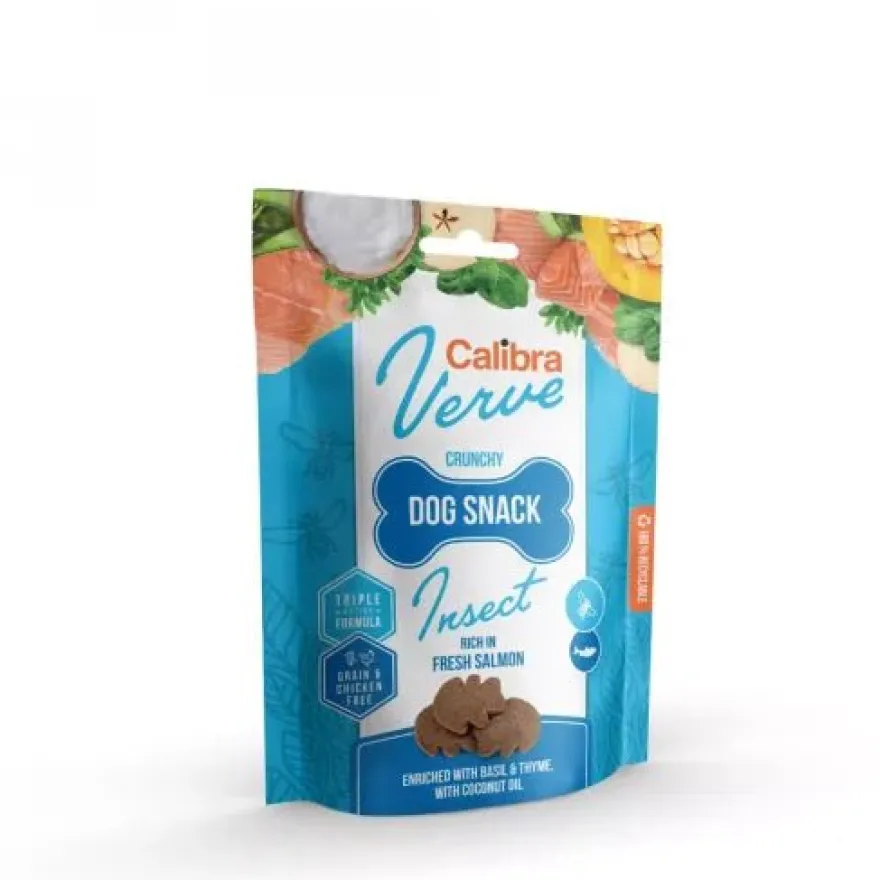 Calibra Dog Verve Snack Insectos y Salmón 150g