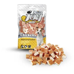 Calibra Joy Classic Sandwich Pescado y Pollo Snack para Perros 80g