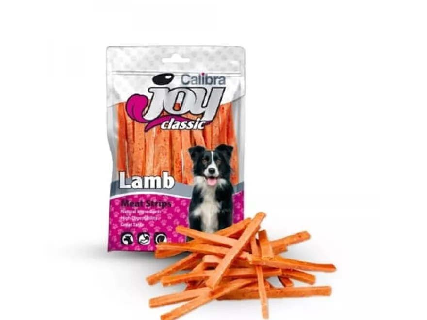 Calibra Joy Dog Classic Strips Cordero Snack 80g