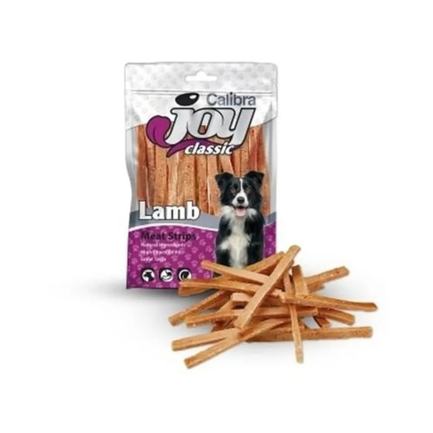 Calibra Joy Dog Classic Strips Cordero Snack 80g