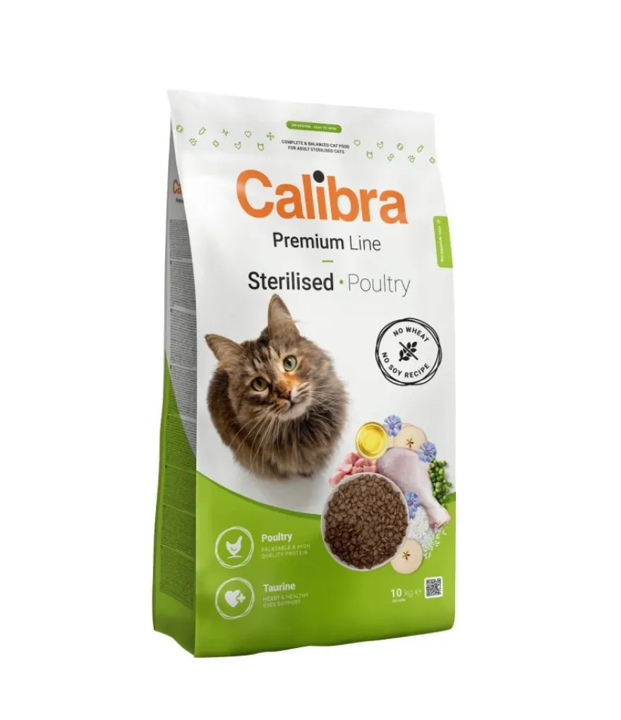 Calibra Premium Esterilizado Pienso Seco Gato Pollo 10kg
