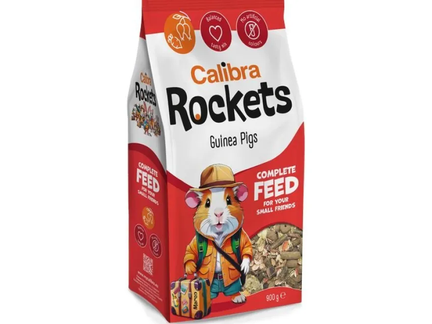 Calibra Rockets Mix Alimento para Cobayas 900g