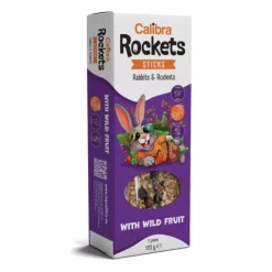 Calibra Rockets Sticks Conej - Roedor - Fruta Silvestre 120g