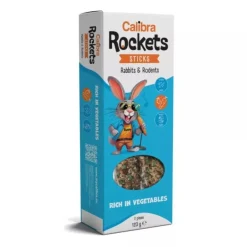 Calibra Rockets Sticks Conejos y Roedores - Verduras 120g