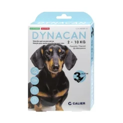 Calier Dynacan Perro 2-10 kg Antiparasitario Pipetas 3 ud