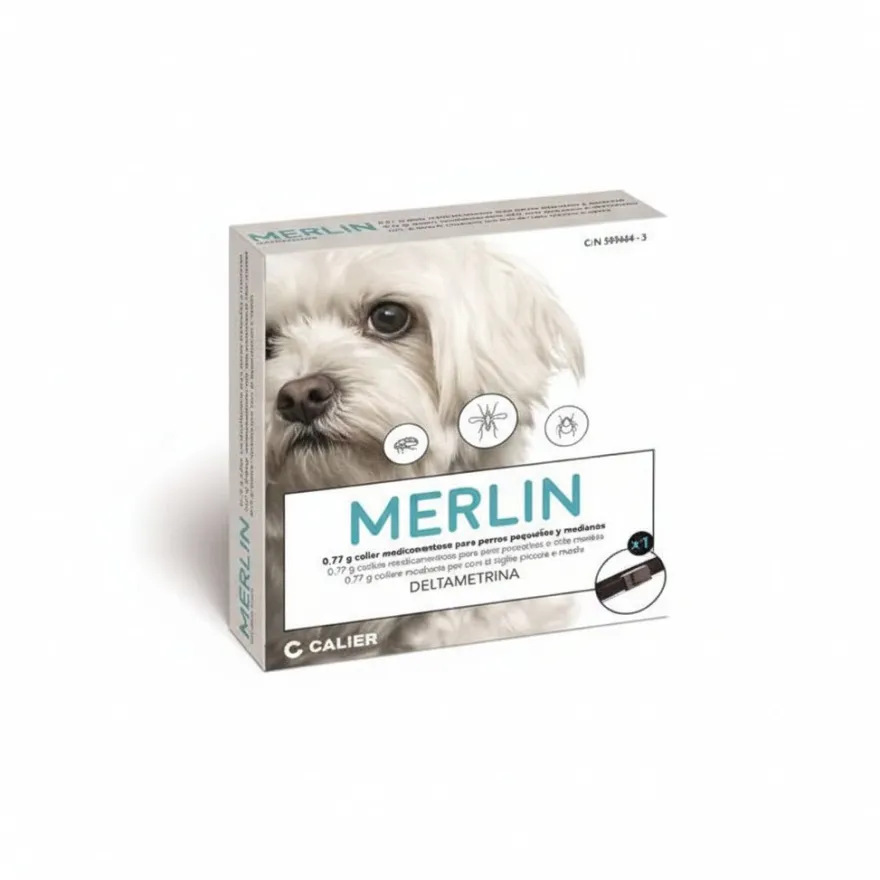 Calier Merlin Collar Antiparasitario Perro 48 cm 1 ud