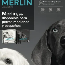 Calier Merlin Collar Antiparasitario Perro 65 cm Pack 2 ud