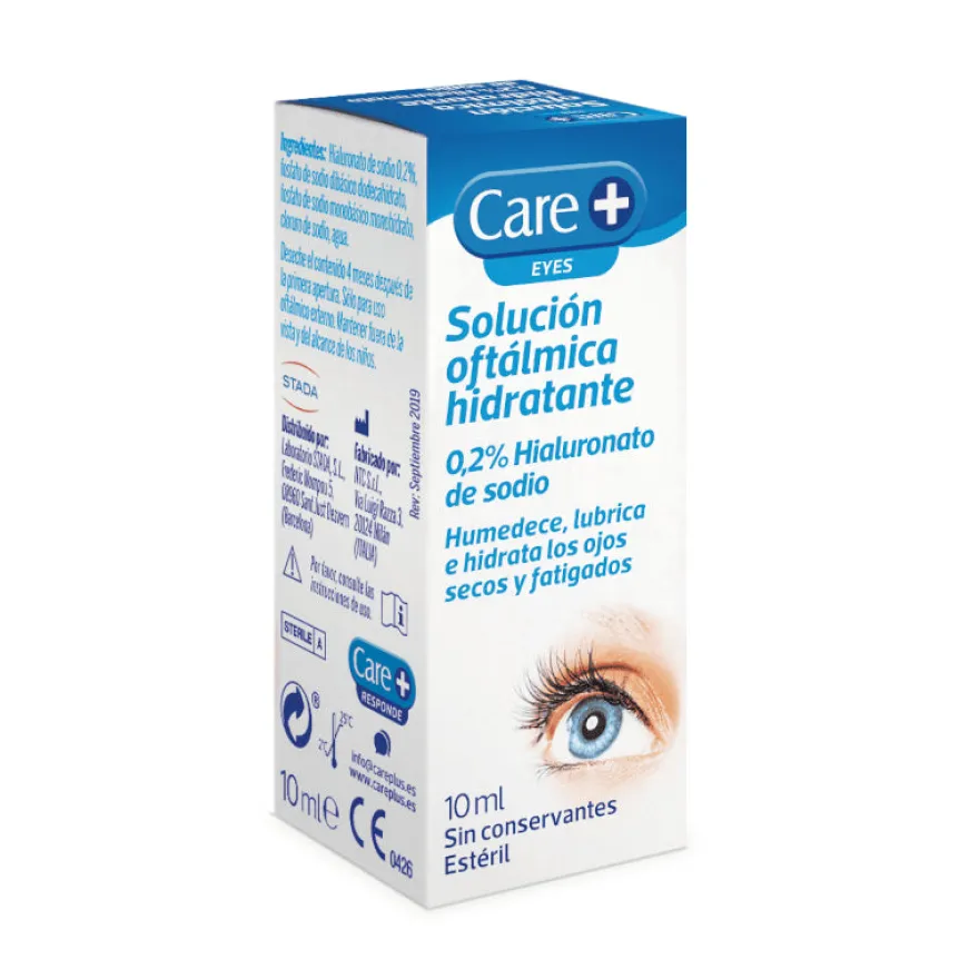 CARE+ Solución Oftálmica Hidratante Estéril 10ml