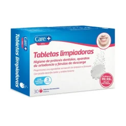 CARE+ Tabletas Limpiadoras Dentaduras Postizas 30uds