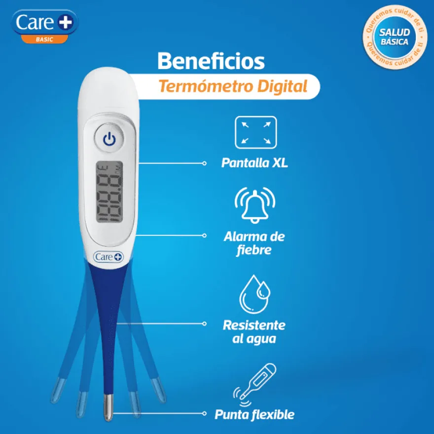 CARE+ Termómetro Punta Flexible 1 unidad