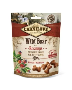 Carnilove Canine Crunchy Snack Jabalí Suplemento alimenticio 6 ud