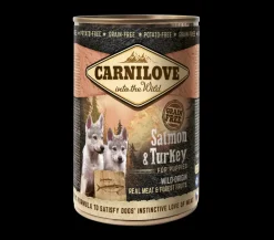 Carnilove Canine Puppy Salmón y Pavo Comida Húmeda 400g
