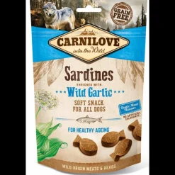 Carnilove Canine Snack Semi Húmedo Sardinas Ajo 10 x 200g