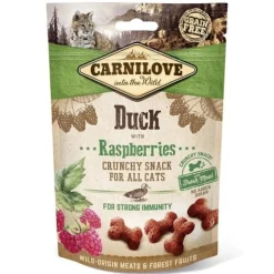Carnilove Feline Crunchy Pato y Frambuesa Snack 500g