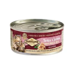 Carnilove Feline Kitten Pavo Salmon Comida Húmeda 12 ud