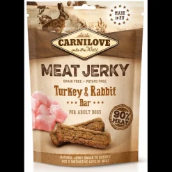 Carnilove Jerky Conejo y Pavo Barritas 12 ud