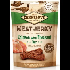 Carnilove Jerky Pollo y Faisán Golosinas para Perros 12 ud