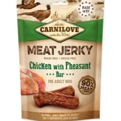 Carnilove Jerky Pollo y Faisán Golosinas para Perros 12 ud