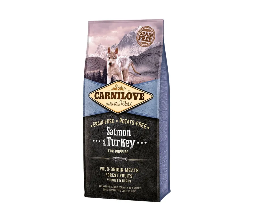 Carnilove Puppy Comida Seca Salmón & Pavo 12Kg