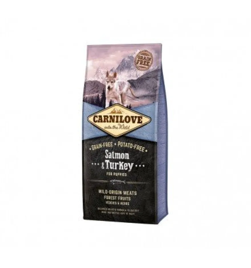 Carnilove Puppy Comida Seca Salmón & Pavo 12Kg