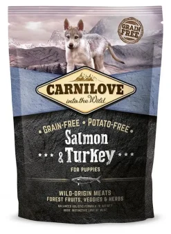 Carnilove Puppy Salmón y Pavo Pienso Seco 1,5Kg