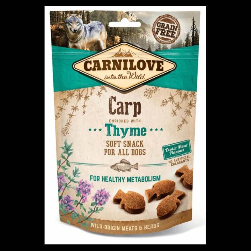 Carnilove Snack Semi-Húmedo Carpa Tomillo 10 ud