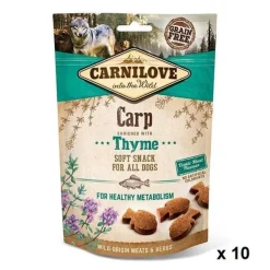 Carnilove Snack Semi-Húmedo Carpa Tomillo 10 ud