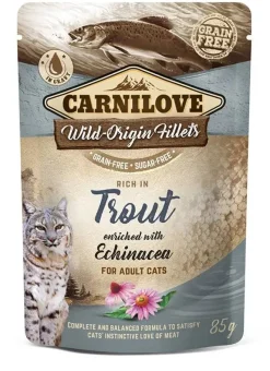 Carnilove Trucha Comida Húmeda para Gatos Adultos 85g