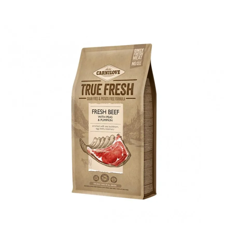Carnilove True Fresh Ternera Törfoder 4Kg