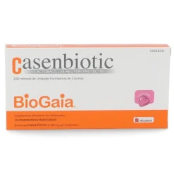 CASENBIOTIC Sabor Fresa 10 Comprimidos Masticables