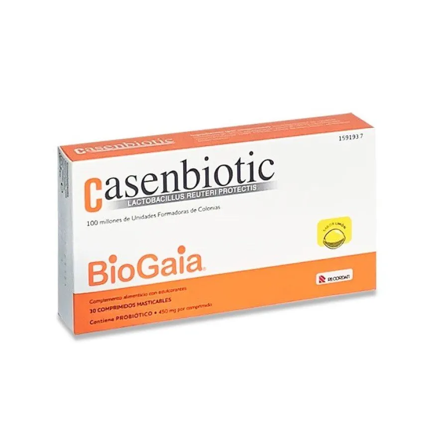 CASENBIOTIC Sabor Limón 30 Comprimidos Masticables