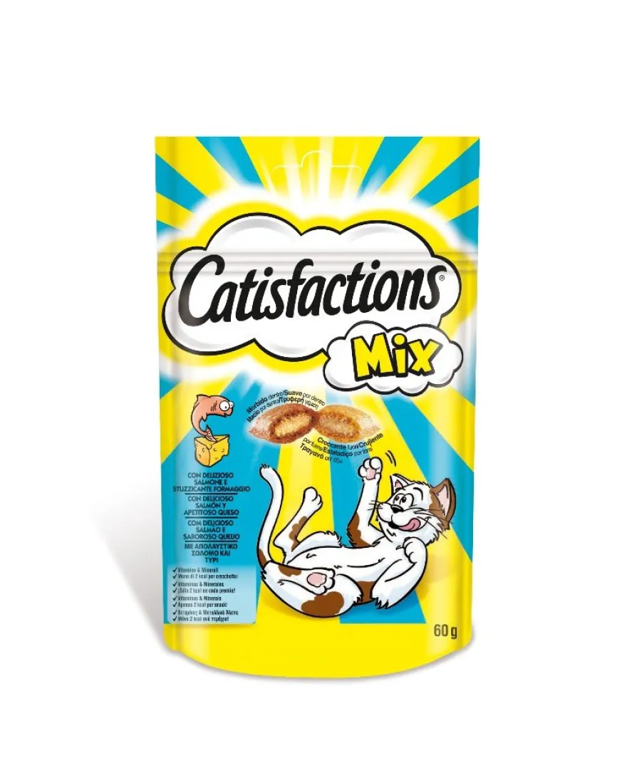 Catisfactions Mixto Salmón Queso Premios 6 ud