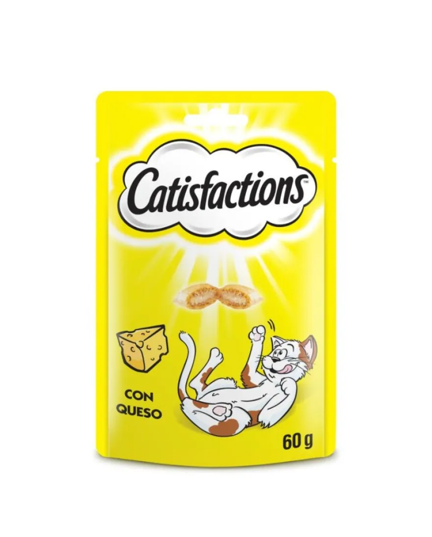 Catisfactions Queso Snack para Gatos 6x60g