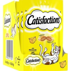 Catisfactions Queso Snack para Gatos 6x60g