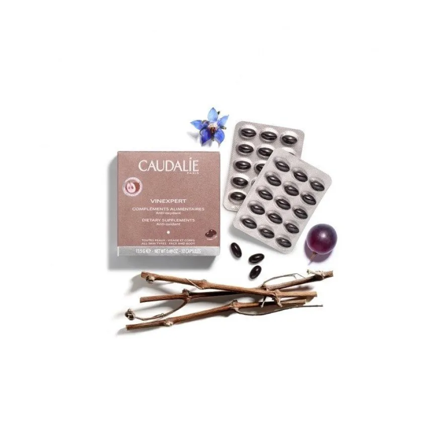 CAUDALIE Vinexpert Complementos Alimenticios 30 Cápsulas