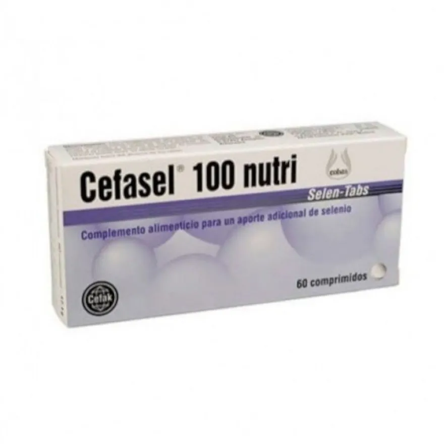 Cefak Cefasel 100 Nutri 60 Comprimidos